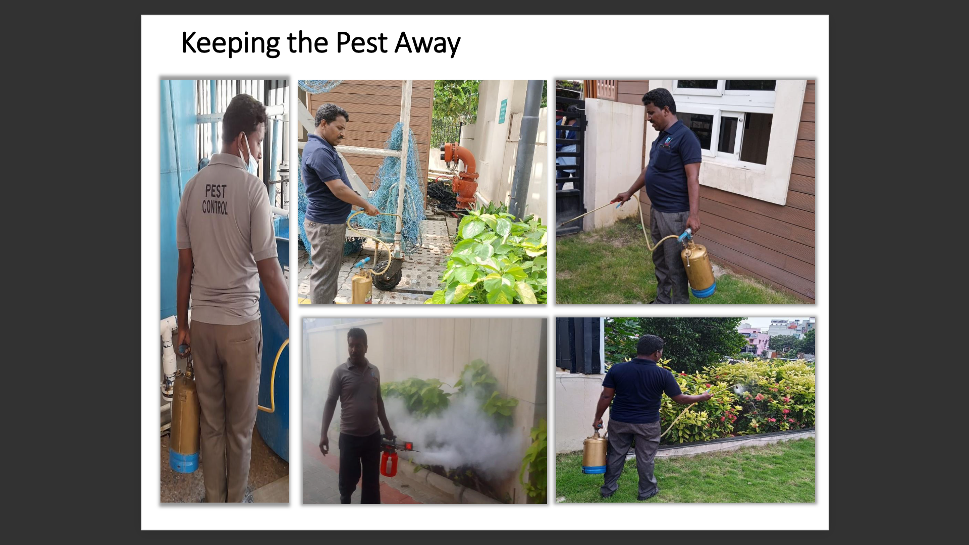 Cleaning Services in chennai, Industrial Cobweb Cleaning, Housekeeping Services, Restroom Cleaning, AMC, Pre and Post event Cleaning, Home before Occupational Cleaning, Mechanical Floor Scrubbing, Security Services, Garden maintenance, Landscaping, Pest Control